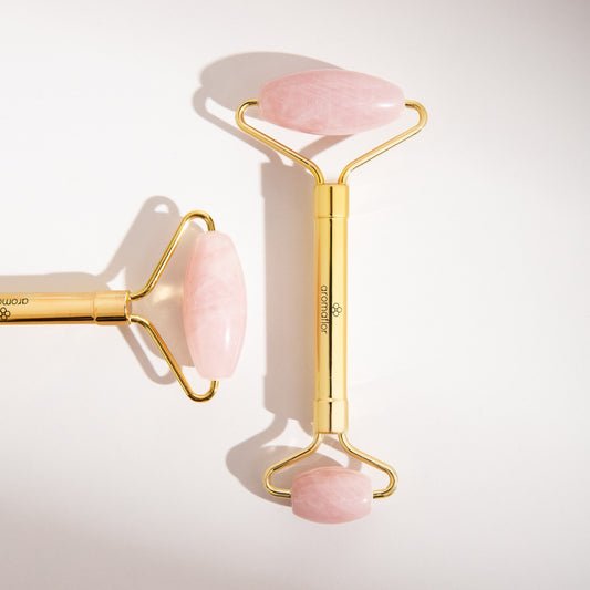 Roller cuarzo rosado